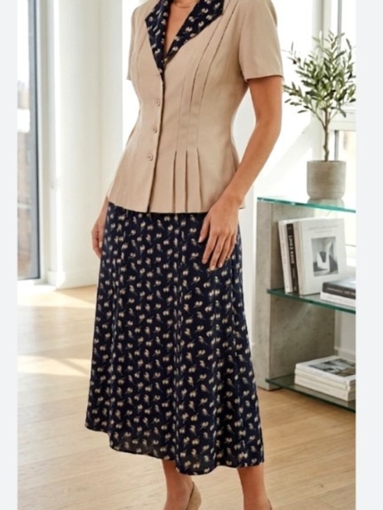 Danny & Nicole Dresses & Skirts - Two-Piece Jacket & Floral Midi Dress